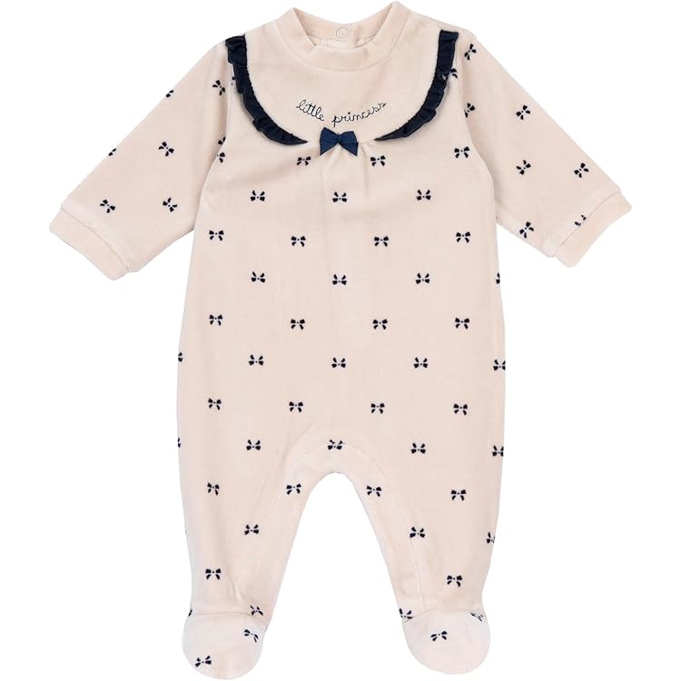 Chicco Chenille Jumpsuitset met voet, Jumpsuit voor de winter Uniseks 0-24, Paarse, 6 maanden (pakket van 2