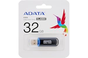 ADATA 32 GB C906 32 GB USB 2.0 typ A czarny pamięć flash USB - pamięć USB