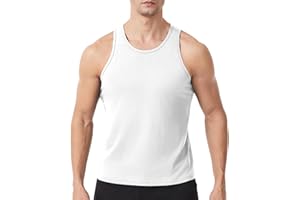 LORSPORTCH Camiseta sin Mangas de algodón para Hombre, para Culturismo, Fitness, Gimnasio, Ejercicio, Correr, musculación, Chaleco