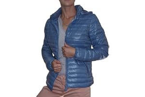 FANTASY Giacca 100 grammi Leggera Foderata Avvitata Ecologica Piumino Trapuntino Cappuccio Mezza Stagione Donna Ragazza Moda