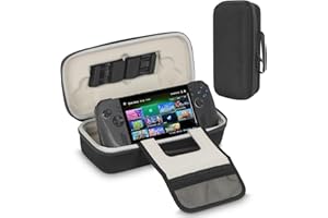 XINGFUDAO Hard Case for ASUS ROG Ally X/ROG Ally 7" 120Hz Gaming Handheld, ROG Ally Game Console Organizer with Large Capacity, Portable Carrying Bag for Rog Ally Gaming Accessories