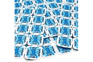 CombiCraft Eventchips BZW. Brechbare Wertmarken Blau - 1000er Packung - Matten mit je 40 Stück - Praktische Währung für Festivals und Veranstaltungen - Flexibel teilbar