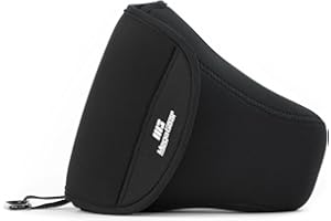 MegaGear MG1252 Ultralekkie etui neoprenowe z karabińczykiem do aparatu Nikon D7500 - czarne