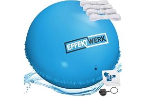 Ultimate Pool Cushion Winter XXL (Round) - Air Cushion (3 meter diameter) för vintersäker poolskydd - uppblåsbar vinterkudde
