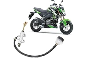 ‎YOSOO HEALTH GEAR Hydraulischer Hinterachsen Hauptbremszylinder Mit Integriertem Tank, Robustes Bremskomponente Für Motorrad, Dirt Bike Und Atv In Weiß