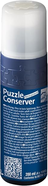 Ravensburger Puzzle Glue & Go - Transparenter Puzzlekleber um Puzzles zu fixieren und als Deko aufzuhängen, 200 ml - 1