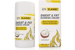 VINIMAY Hot Cream Sweat Fat Burning Gel for Belly Slim Massage Cream Natural Anti Aging Weight Loss Cream Workout Enhancer for Shaping Waist, Abdomen Buttocks Slimming Cream for Men Women (White)