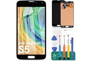 SRJTEK Ersatz-TFT-LCD-Bildschirm für Samsung Galaxy S5 G900 2015 G900 G900MD G900A Display Touch Digitizer Glas Montage (nicht AMOLED)