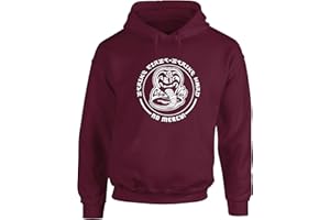 Hippowarehouse Cobra Kai Strike First - Strike Hard Unisex Hoodie Hooded top (Specific Size Guide in Description)