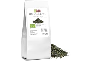 LABORBIO Tè verde foglie Chun Mee Bio 500 g - 100% Naturale e Vegan