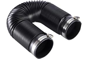 ESMUSSSEIN 76 mm Car Air Intake Hose,Car Modified Air Intake Flexible Induction Pipe,Automotive Air Intake Tube Extend to 1 Meter