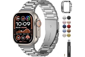 Fullmosa Metallremmar med fodral för Apple Watch