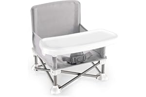 HB.YE Chaise Haute Bébé Évolutive Pliable Siège Enfant Multifonctionnel