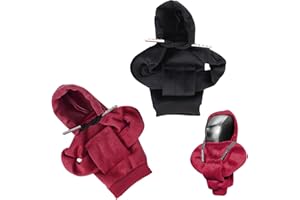 shallyong Felpa per Cambio Auto 2 Pezzi, Felpa Cambio Auto, Copertura Leva Cambio Felpa, Copri Cambio Auto Felpa, Copertura Leva Cambio