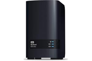 WD 4TB My Cloud EX2 Ultra 2-bay NAS - Network Attached Storage RAID, file sync, streaming, media server, with WD Red drives
