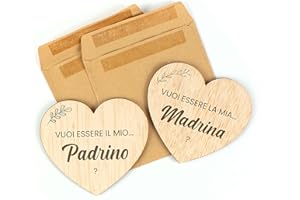 CONTRAXT Idee regalo battesimo padrino madrina domanda. Vuoi essere la mia madrina e il mio padrino Regali gravidanza sorpresa battesimo chiedi padrino madrina battesimo cresima (Padrini)