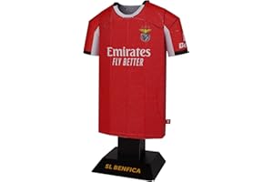 ALLOY COLLECTORS S.L. Benfica 25/26 Home Metal Football Shirt - Officially Licensed Miniature Alloy Replica Jersey Collectible Display Gift - Personalise Customisable Name & Number Decals