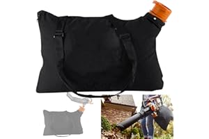 ZHIXING 50026858 Trivac Leaf Collection Bag (WGBAG500) for Worx Vacuum Cleaner 12 Amp Blower - Leaf Blower Collection Bag 50015035, Replaces WG500, WG501, WG502, WG505, WG508, WG509, WG518