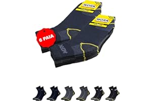 NOLOGO KATIACALZE NOLOGO Work Calze da Lavoro Uomo Donna - Calzini Uomo Cotone, Calze per Scarpe Antinfortunistiche, Calzini Anti vesciche, Traspiranti, Super Resistenti