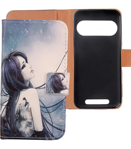 Housse Étui Flip Cover Portefeuille Pour Doogee S40 Lite - Motif Fleurs - Cuir Artificiel - K-S-Trade