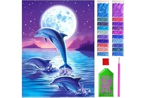 ARTULIO Diamond Painting Set – 5D Diamant Painting Bilder 30x40 cm mit Diamond Painting Zubehör für Kinder und Erwachsene - Crystal Art für Home Wand Deko