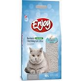 Enjoy Bentonit İnce Taneli Kedi Kumu 10 Lt (Marsilya Sabunlu)