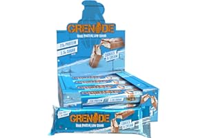 Grenade High Protein and Low Carb Barra Sabor - Cookies and Cream, 12 x 60 g
