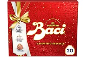 BACI PERUGINA Cioccolatini Assortiti ripieni al Gianduia, Scatola Regalo Speciale 250g
