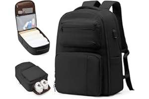 Pathrim Zaino Ryanair 40x20x25 con Porta Scarpe Donna Zaino da Viaggio Aereo Bagaglio a Mano Borsa Ryanair 40x20x25 Zaino Aereo 40x20x25 Ryanair Borsa da Viaggio 40x20x25 Ryanair Travel Backpack