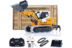 TOUCAN RC HOBBY 1:50 RC Caricatore elettrico a catena LR636 2,4 GHz Macchina da costruzione Pala in metallo Catene Ripper Modello RTR Luce Sound Batteria