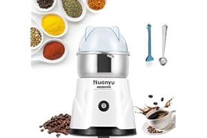‎HUANYU Huanyu Getreidemühle Elektrisch Gewürzmühle Elektrische Kaffeemühle Mehrzweck-Mini-Mühle für Gras und Kaffeebohnen