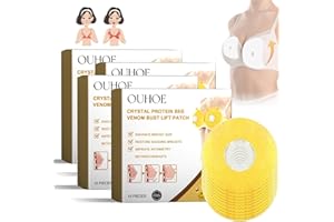 AUYUIIY Moondor Royal Jelly Breast Enhancement Patch, Breast Enhancing Patches, Natural Breast Enhancement Mask, Breast Enhancer Patch, Natural Breast Nourishing & Moisturizing For Women x10 (4boxes)