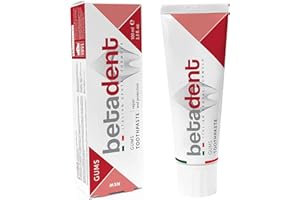 Betadent DENTIFRICIO GUMS per gengive sensibili, infiammate e irritate. Ripara e protegge. Azione antiplacca e antibatterica. Formula Delicata non abrasiva - Maxi formato 100 ml