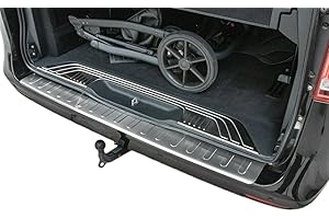 Recambo Boot Sill Protector Matte Stainless Steel Compatible with Mercedes Vito W447, V-Class W447, Premium Quality