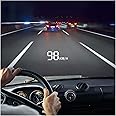 Heads Up Display Car Car Speed Projector Windshield Head Up Display Car Gadgets Automobile HUD Rise Monitor Driving Computer Vizr Heads Up Display