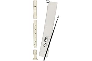 HAGE MUSIKVERLAG CASCHA EH 3909 Flötenlilli Flûte Soprano à bec, doigté baroque avec housse