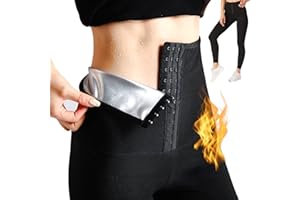 Nano Hertz Hosen Sauna Sporthose Abnehmen Hosen Laufhose Hot Thermo Sweat Schwitzhose Schwitzen Jogginghose Leggings Pants Trainingshose Sweathose Frauen Women Damen