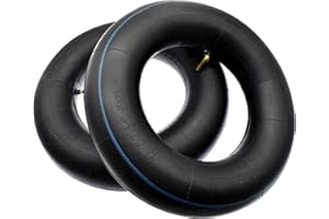 FPIQNS 2 Stück Schlauch für Schubkarrenrad 4.80/4.00-8 Ersatzschlauch für Luftrad Sackkarre Bollerwagen Anhänger Rasenmäher mit TR87 gebogenem Ventilschaft Schiebekarre Innenschlauch