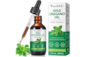 BIBONSE Oregano Öl Bio 60ml, 100% Natürlich ätherisches Oreganoöl Oil of oregano mit Bio Extra Olivenöl Flüssiger Kräuterergänzung, ohne Zusatzstoffe, TropfenI für maximale Reinheit und Konzentration