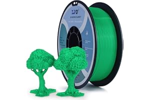 ZIRO PLA filamento 1,75mm, stampante 3D filamentoSerie di colori di base PLA 1,75mm 1kg (2,2lbs), precisione dimensionale +/- 0,03mm,Verde