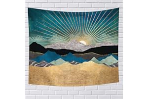 HODEACC Nature Sunrise Landscape Tapestry Wall Hanging,Abstract Mountain Large Size Tapestries Décor Living Room Bedroom Tapestry Home Dorm Decor,78.7 x 59 inch