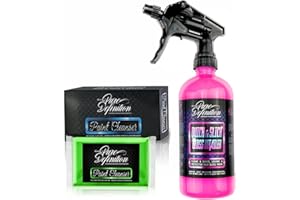 Pure Definition Clay Bar Kit, Car Detailing Claybar 100g Fine Grade Block and Detail Lube Spray - Amazing Paintwork Finish
