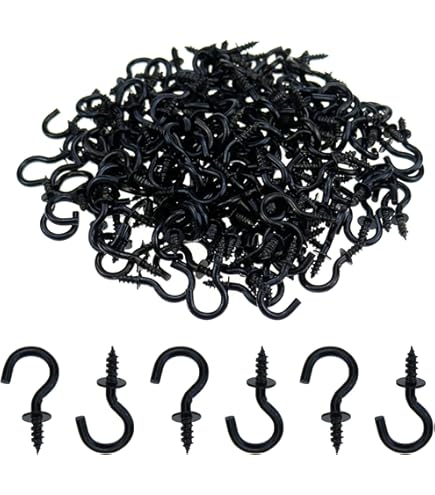 30 Ganci A Soffitto In Metallo - Con Fibbia Di Sicurezza, Per Piante, Lampade, Cornici - Foto 6