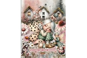 Fairies of the Meadow Ephemera Book for Art Journaling: A Book of 280 Whimsical Images of Fairies, Animals, Blooms, Mushrooms, Houses, Bits and Bobs, ... Journal, Scrapbooking , ATC , Paper Crafts