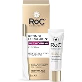 RoC Line Smoothing Crema Contorno de Ojos 3 en 1, 15ml | Crema contorno de ojos 3 en 1, combate ojeras y bolsas, Retinol Cl&iacute;n