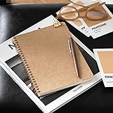 A5 Kraft Cardboard Cover 70 Leaves 110 grams Dotted Notepad