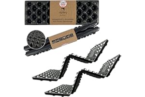 ‎ALPTEQ Alpteq® RastPlatz Foldable Seat Cushion, Outdoor Thermal Mat for Garden, Camping & Leisure, Waterproof, Insulating & Ultralight, Seat Mat Ideal for Backpack & Chair (Flat Pack, Black, Set of 2)