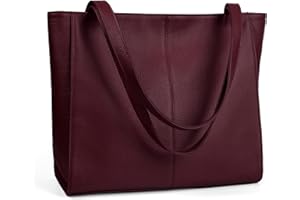 befen Torby na ramię z prawdziwej skóry dla kobiet, duże torby na ramię, damska torba na laptopa, torebki damskie z przegrodą na laptopa