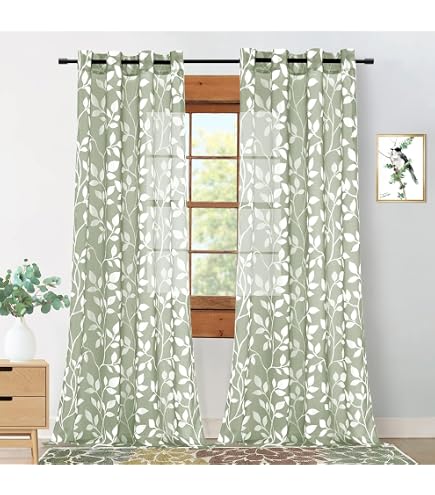 Douceur d'Intérieur, Fenster-Gardinen, mit Schlaufen, /Krepp