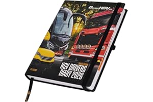 DRIVERS HGV UK HGV Drivers Diary 2026: Trucker Log Book | Weekly Timesheet | Shift & Mileage Log | Expenses Log | Planner | Calendar | TACHO | EU HGV Rules | Mobile Apps QR Code| Lorry | Van | Coach | Bus |
